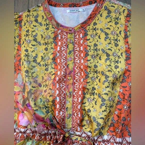Johnny Was Eliana Lucy Dress-Size Medium - Picture 7 of 13